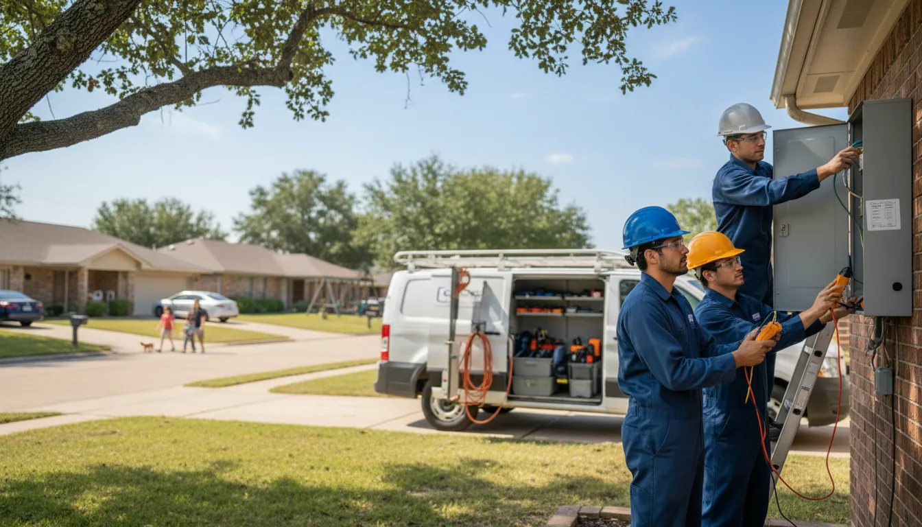 Certified electrician providing emergency electrical services in Ogden, IL